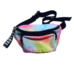 Claire's Tie Dye Rainbow Love Belt Bag Fanny Pack